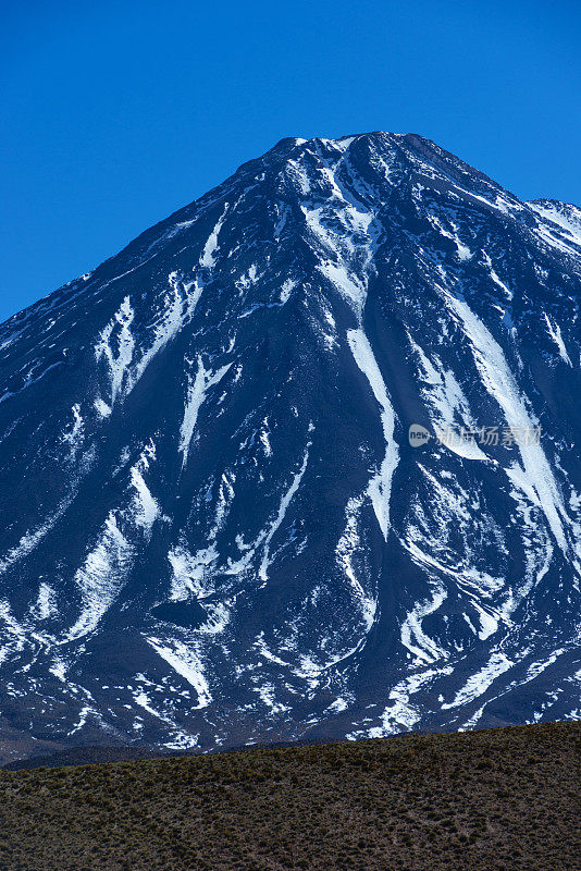 Láscar火山-火山景观- 23号路线-安第斯山脉-阿塔卡马地区